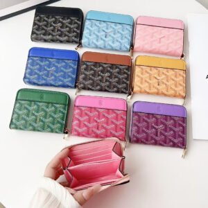 Goyard Wallet Card Holder With ZIP