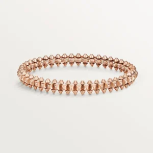 Rose Gold Tone Clash Bracelet Bold Model Unisex Gift Ideas 3