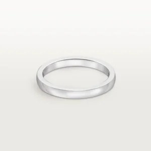 The Gold Light Of Calm – A White Gold Ring For Souls That Seek Peace 2.1 mm width is a trib 1