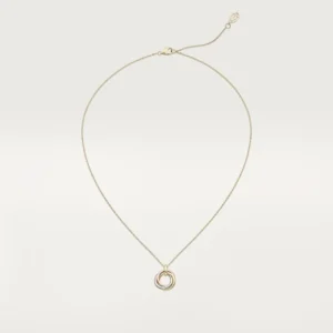 Trinity Interlocking Gold Tone Necklace Jewelry Gift Ideas