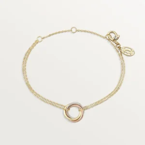 Triple Tone Gold Tone Bracelet Best Gift Ideas For Couple
