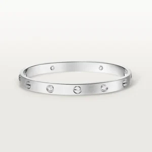 White Gold Harmony in 4 Stones – Timeless Minimal Style brushed 2 1