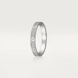 White Gold Serenade – A Ring of Sparkling Vows mini model 2 1