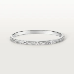 White Gold Tone Love Screw Bracelet Best Gift Ideas For Couple 5