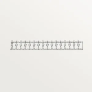 White Gold snowflare bracelets with architect gem linesdsdsd 1 1