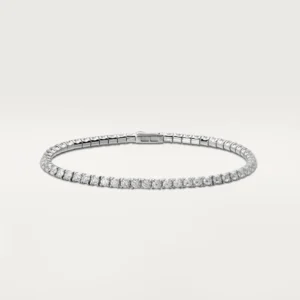 White Gold snowflare bracelets with frozen light dance 1 1