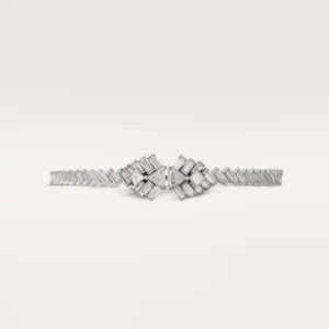 White Gold snowflare bracelets with majestic mirror flow 1 1