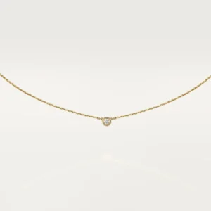 Yellow Gold Amour Necklace Best Gift For Hers