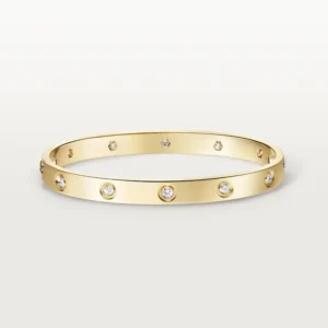 Yellow Gold Path of 10 Sparkles – Elegant Glow Style Classic model 2 1