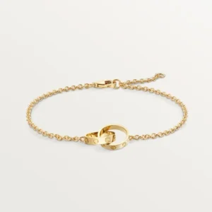 Yellow Gold Rings of Shared Destiny – Romantic Promise Style 1