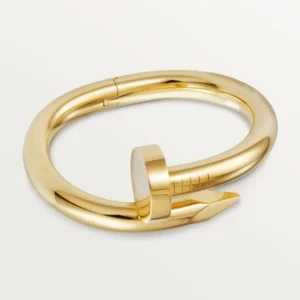 Yellow Gold Tone Clou Bracelet Bold Bracelet Design Gift Ideas For Women 4