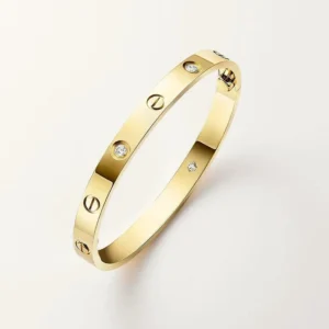 Yellow Gold Tone Love Bracelet With Screw Classic Design Best Present Ideas 3