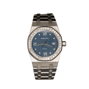 audemars piguet royal oak 15088st zz 0789st 01 ladies stainless steel blue diamond dial diamond bezel audemars piguet 1216605836