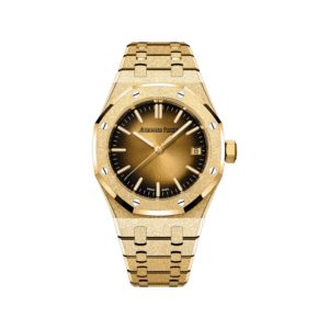 audemars piguet royal oak 15550ba gg 1356ba 01 yellow gold smoked yellow dial audemars piguet 43335763394804