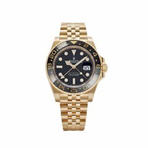 rolex gmt master ii 126718grnr yellow gold black dial jubilee 2023 rolex 1204226853