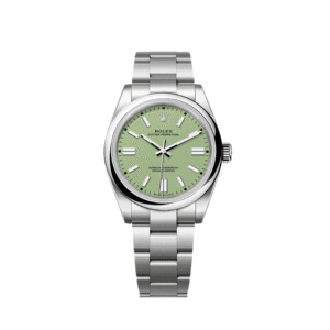 rolex oyster perpetual 134300 stainless steel pistachio dial 2025 rolex 1153612816